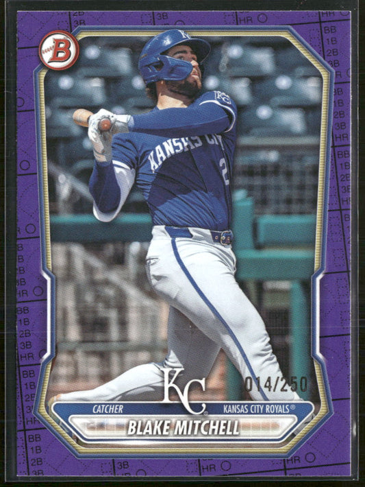 2026 Bowman Prospects Purple Blake Mitchell #/250 #BP-13
