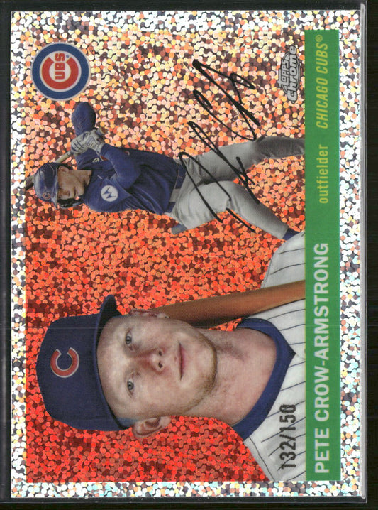 2025 Topps Chrome Platinum Speckle Refractors Pete Crow-Armstrong #/150 #73