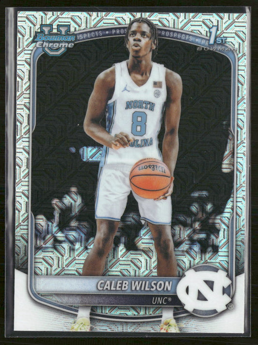 2025-26 Bowman Chrome Prospects Mojo Refractor Caleb Wilson #BCP-83