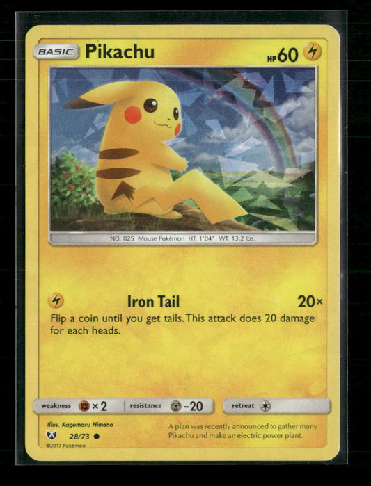 Deck Exclusives Pikachu (Cracked Ice Holo) #028/073