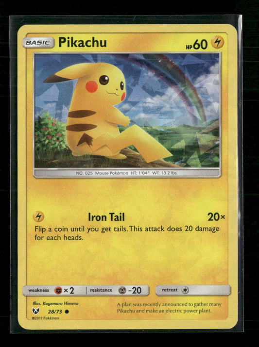 Deck Exclusives Pikachu (Cracked Ice Holo) #028/073