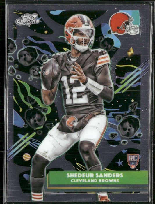2025 Topps Chrome Cosmic Shedeur Sanders Rookie #127