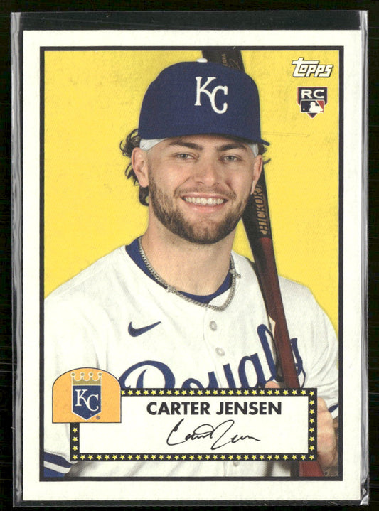 2026 Topps 1952 Base Card Variations Carter Jensen Rookie #530