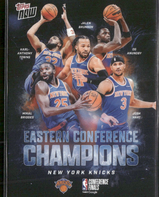2025-26 NBA Topps NOW Eastern Conference Champions