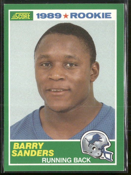 1989 Score Barry Sanders Rookie #257