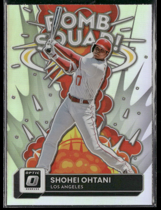 2022 Donruss Optic Bomb Squad Holo Prizm Shohei Ohtani #BS-3