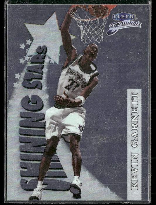 1998-99 Fleer Brilliants Shining Stars Kevin Garnett #7 SS