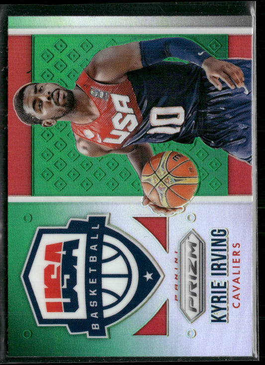 2015-16 Panini Prizm USA Basketball Green Prizms Kyrie Irving #4