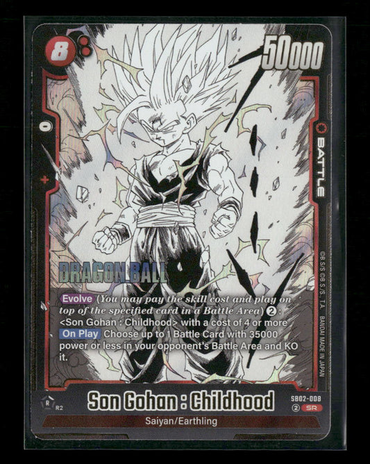 SB02: Manga Booster 02 Son Gohan : Childhood #SB02-008