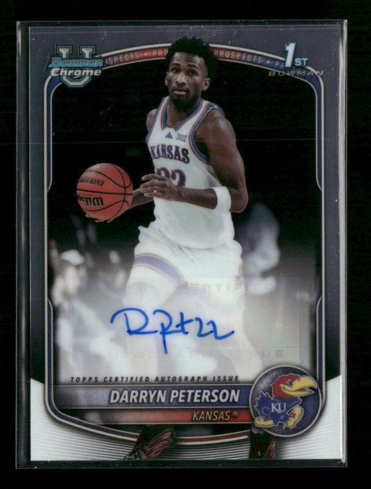 2025-26 Bowman Chrome Prospect Autographs Darryn Peterson Auto #CPA-DP