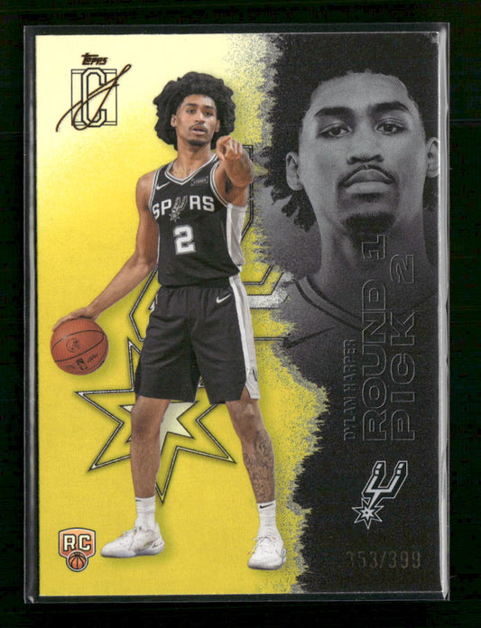 2025-26 Topps Signature Class Yellow Dylan Harper Rookie #/399 #102