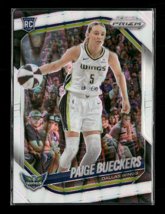 2025 Panini Prizm WNBA White Seismic Prizms Paige Bueckers #5