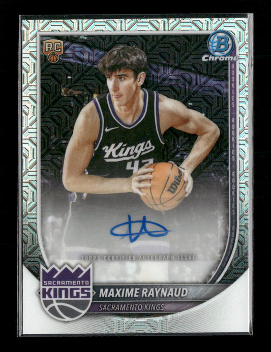 2025-26 Bowman Chrome Auto Mojo Refractor Maxime Raynaud Rookie #BCA-MR
