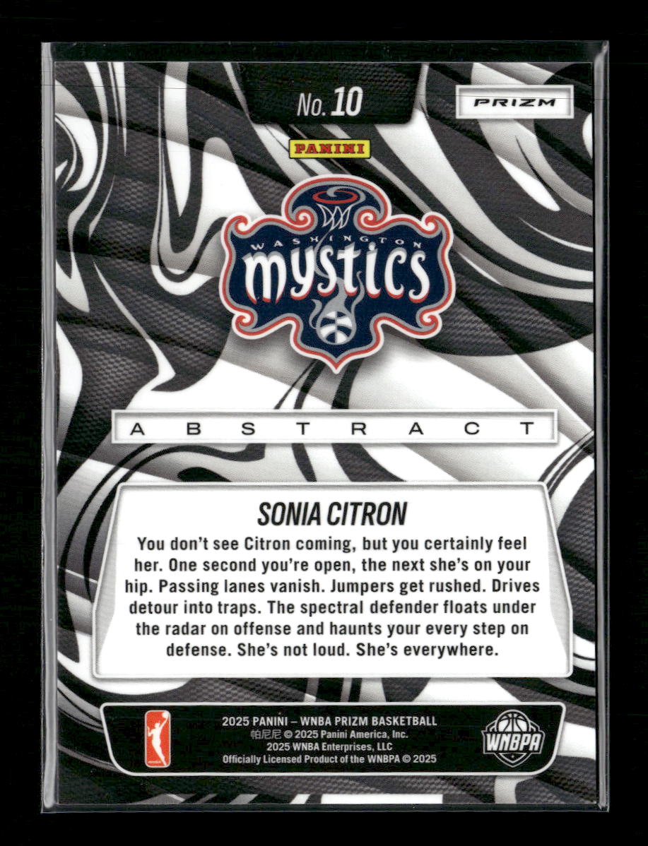 2025 Panini Prizm WNBA Abstract Sonia Citron #10