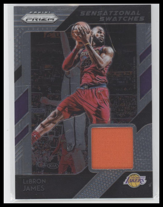 2018-19 Panini Prizm Sensational Swatches LeBron James #59