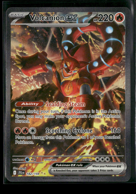 SV09: Journey Together Volcanion ex #182/159 *Ink Dots*