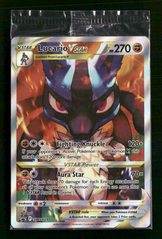 SWSH: Sword & Shield Promo Cards Lucario VSTAR #SWSH291 (Sealed)