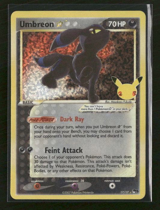 Celebrations: Classic Collection Umbreon Star #17/17