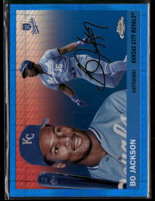 2025 Topps Chrome Platinum Blue Prism Refractors Bo Jackson #248