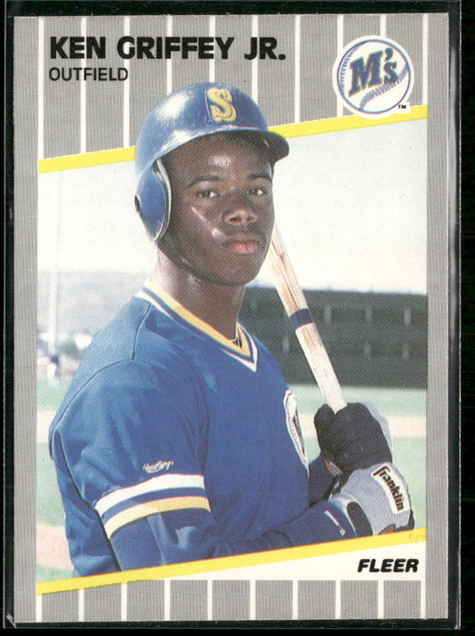1989 Fleer Ken Griffey Jr. Rookie #548