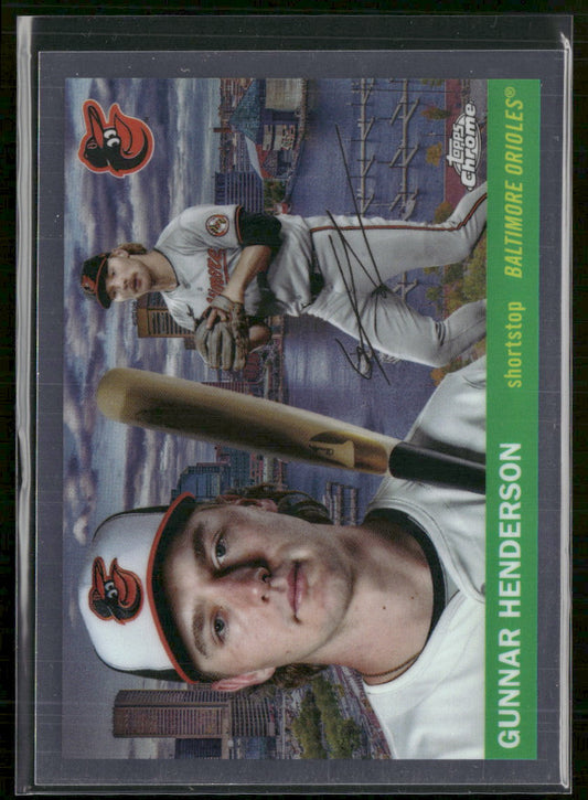 2025 Topps Chrome Platinum 1955 Topps City Variations Gunnar Henderson #55CV-12
