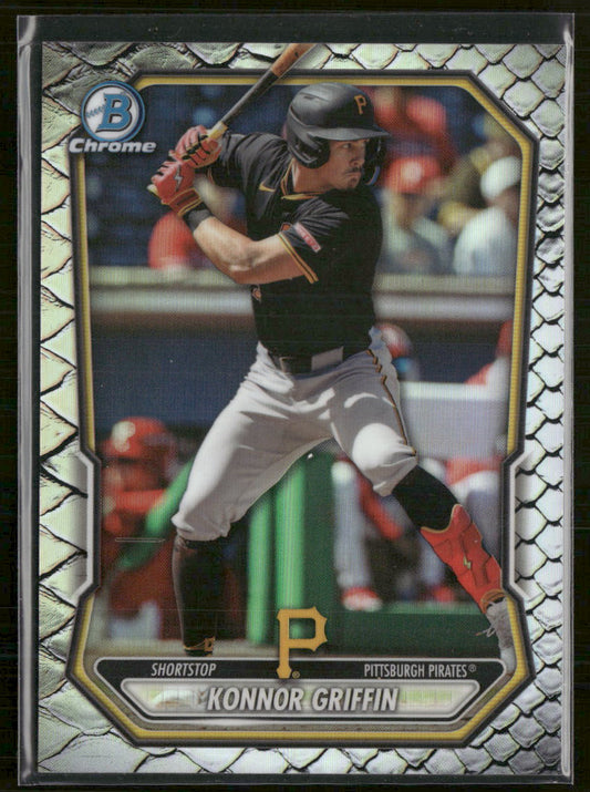 2026 Bowman Chrome Prospects Reptilian Refractor Konnor Griffin #BCP-92