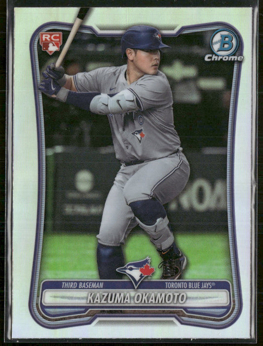 2026 Bowman Rookie Red RC Logo Kazuma Okamoto Rookie #28