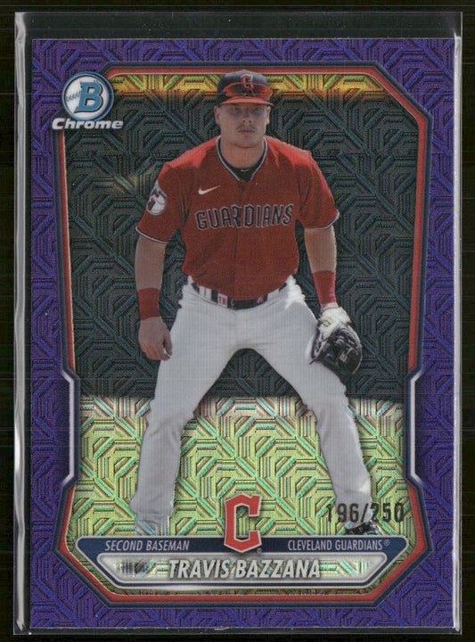 2026 Bowman Chrome Prospects Mojo Purple Refractor Travis Bazzana #/250 #BCP-35