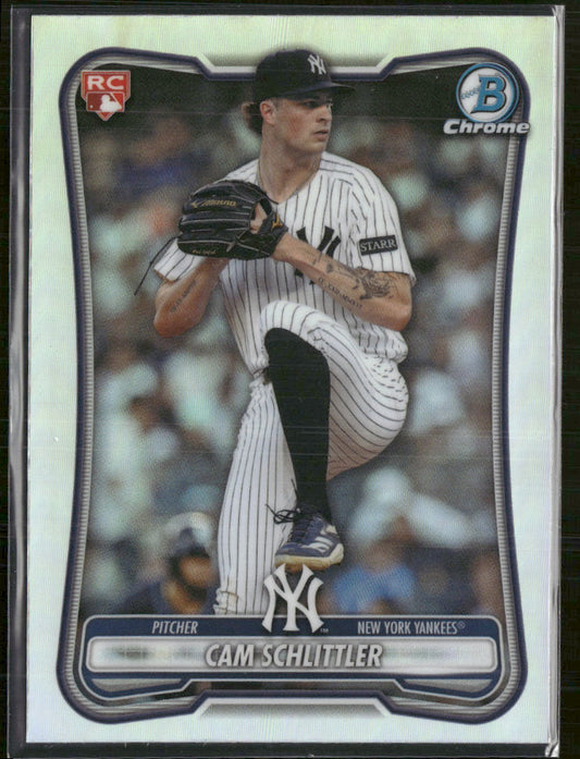 2026 Bowman Rookie Red RC Logo Cam Schlittler Rookie #53