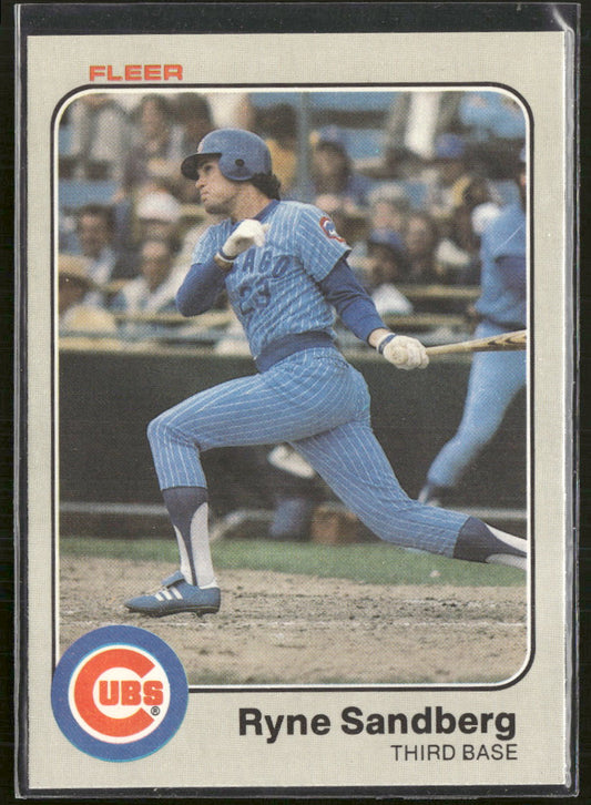 1983 Fleer Ryne Sandberg Rookie #507