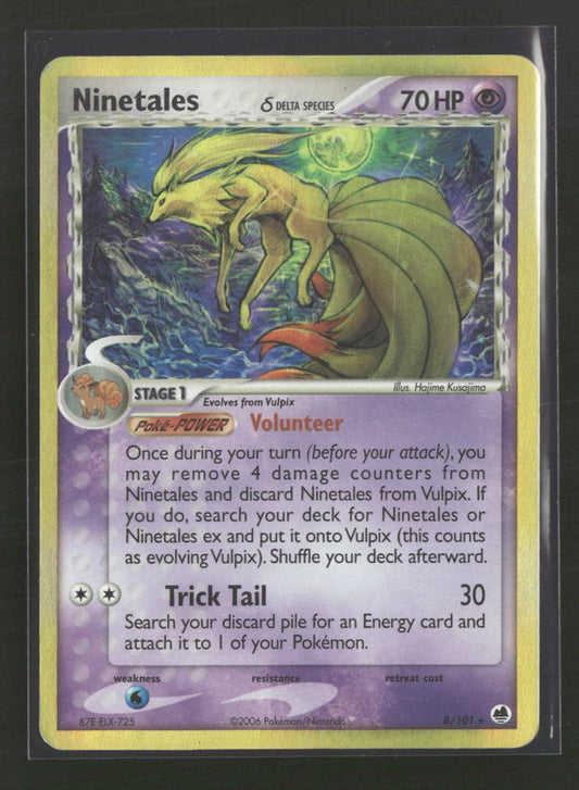 Dragon Frontiers Ninetales (Delta Species) #8/101