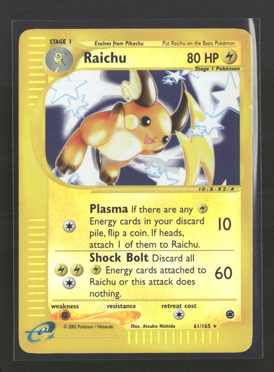 Expedition Raichu (61) Reverse Holo #061/165