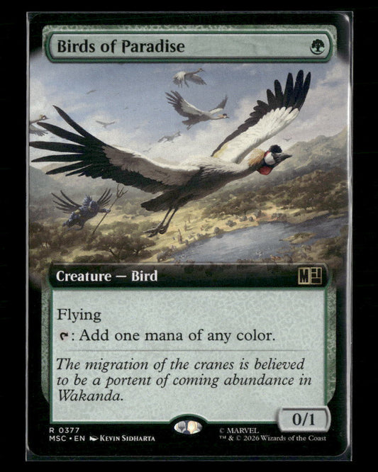 Commander: Marvel Super Heroes Birds of Paradise (Extended Art) #377