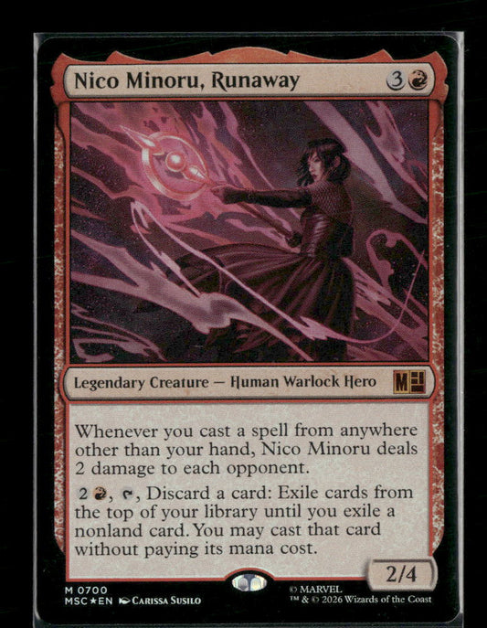 Commander: Marvel Super Heroes Nico Minoru, Runaway Foil #700
