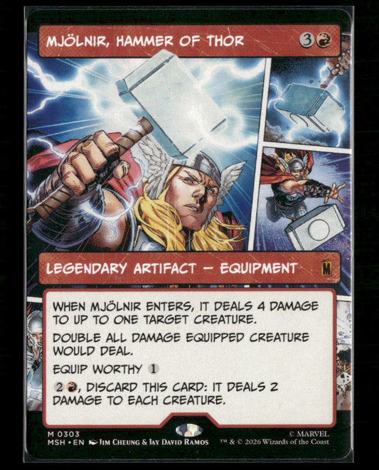 Marvel Super Heroes Mjolnir, Hammer of Thor (Borderless) (0303) #303