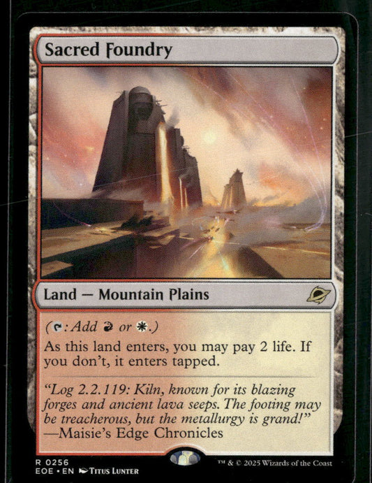 Edge of Eternities Sacred Foundry #256