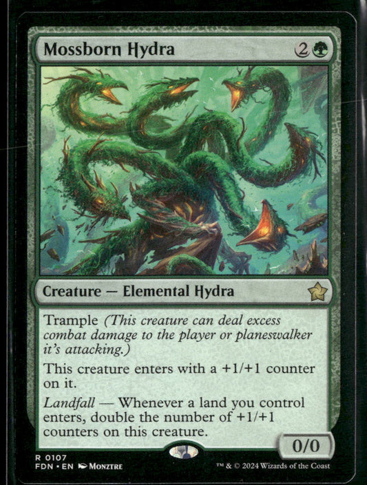 Foundations Mossborn Hydra #107