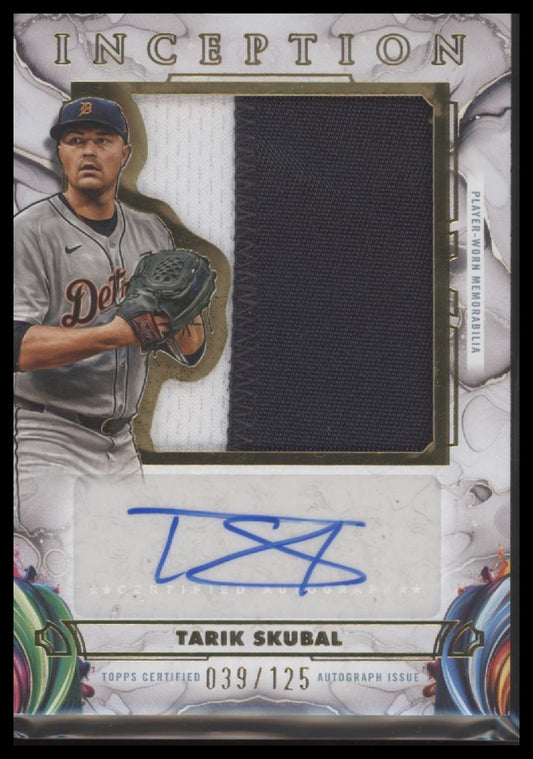 2025 Topps Inception Auto Jumbo Patch /125 Tarik Skubal #IAP-TS