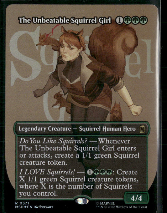 Marvel Super Heroes The Unbeatable Squirrel Girl (Borderless) #371