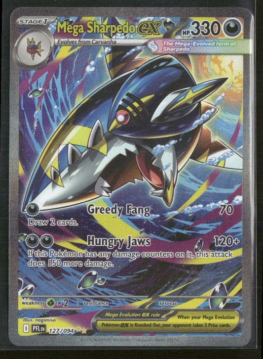 ME02: Phantasmal Flames Mega Sharpedo ex #127/094