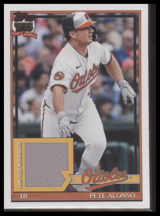 2026 Topps 1991 Baseball 35th Anniversary Relics (Series Two) Pete Alonso