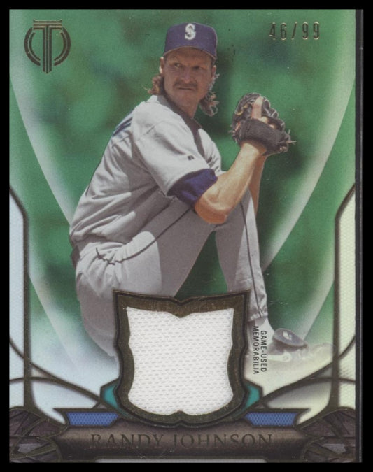 2016 Topps Tribute Tribute Relics Green /99 Randy Johnson #TR-RJ