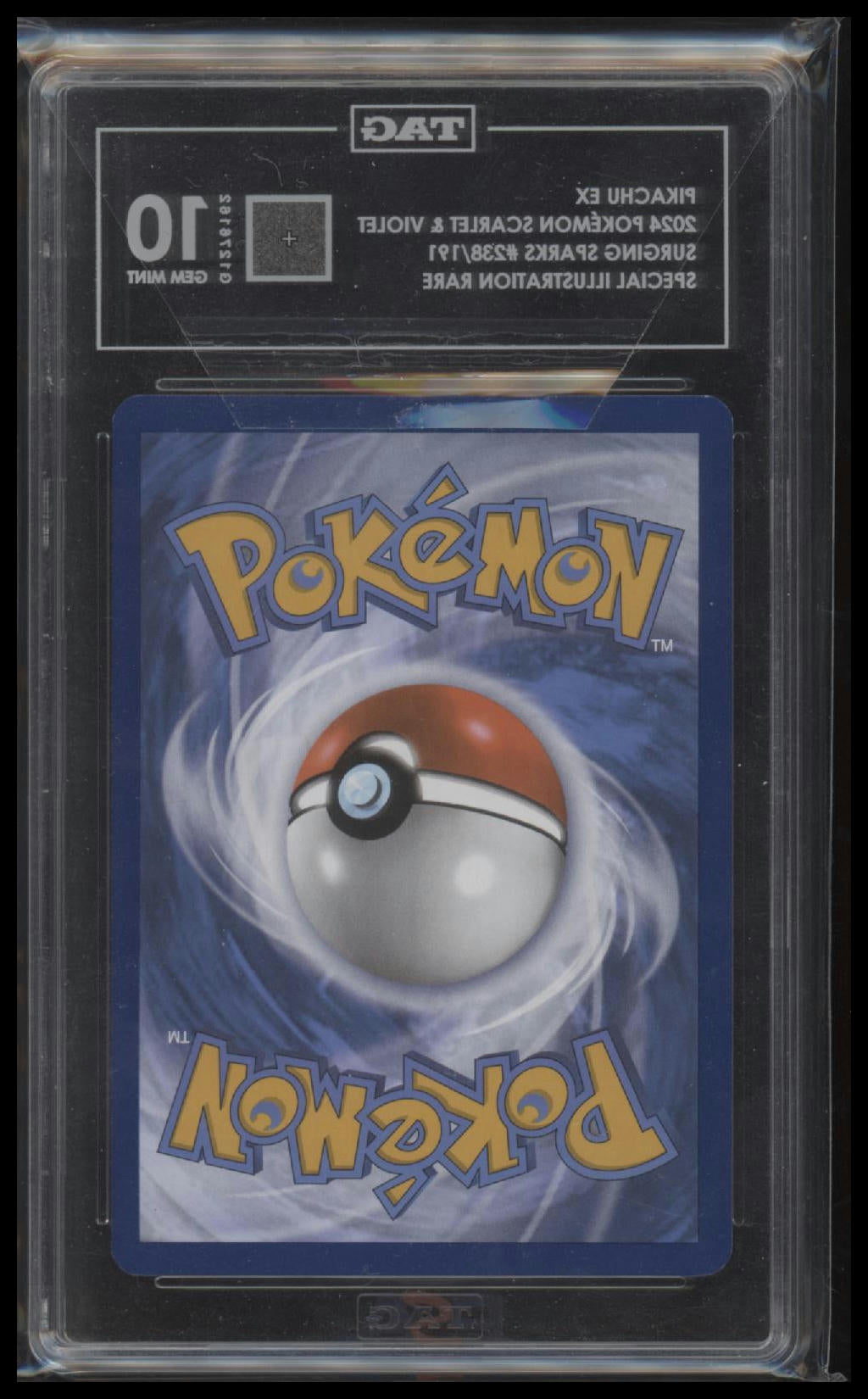 SV08: Surging Sparks Pikachu ex 10 TAG #238/191