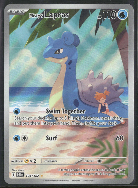 SV10: Destined Rivals Misty's Lapras #194/182