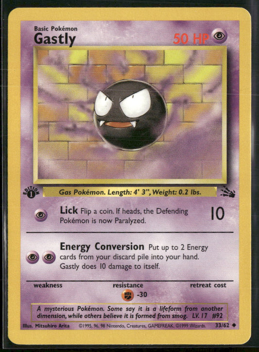 Fossil Gastly #33/62