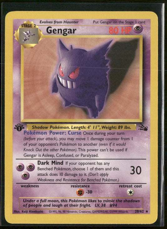 Fossil Gengar (20) #20/62