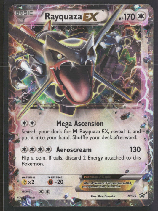 XY Promos Rayquaza EX (Shiny) #XY69 Damaged