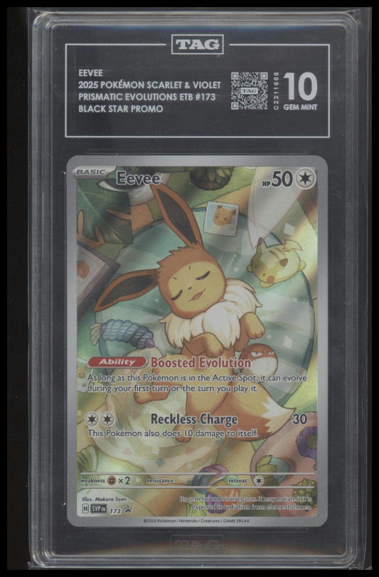 SV: Scarlet & Violet Promo Cards Eevee 10 TAG #173