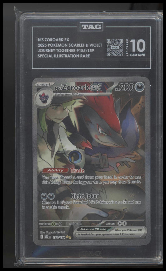 SV9: Battle Partners N's Zoroark ex 10 TAG #127/100