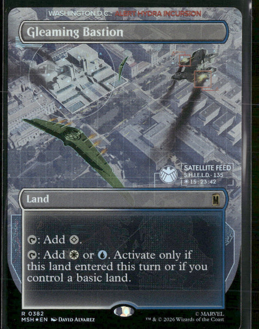 Marvel Super Heroes Gleaming Bastion (Borderless) Foil #382